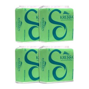 Kressa Tissue Paper Napkin 30X30 CM 2 Ply Pack of 4-200 Pulls
