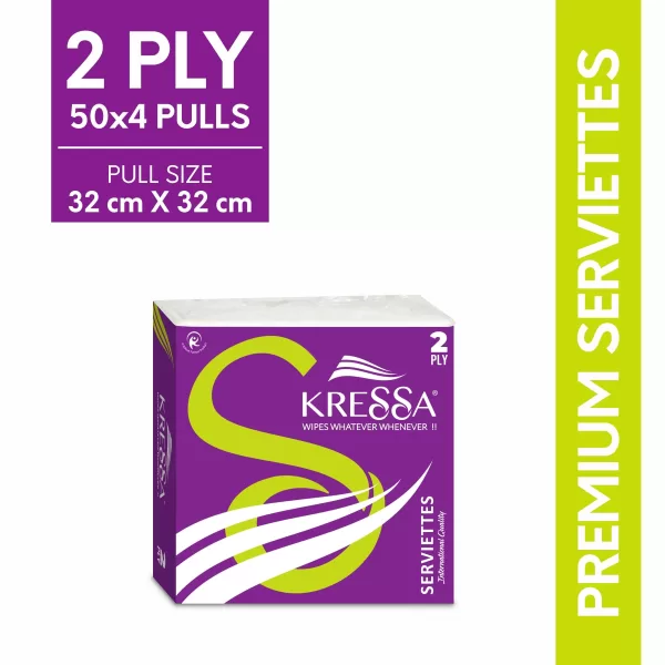 Kressa Premium paper napkins pack of 4