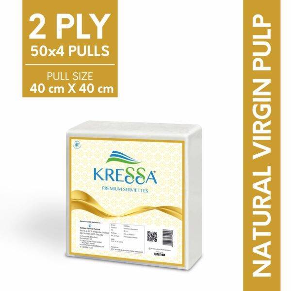 Kressa Premium Paper Napkin 40X40 CM 2 ply