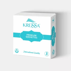 Kressa Premium Table Paper Napkin 40X40 CM 2 Ply Pack of 1-50 Pulls