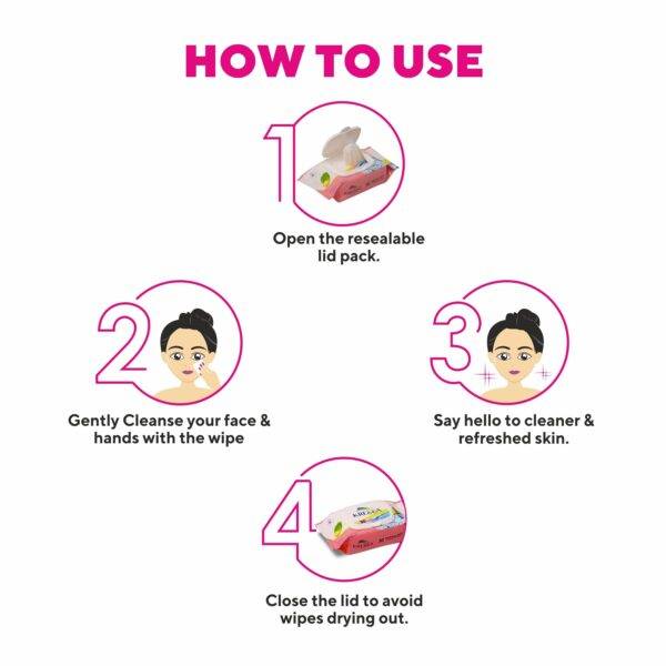 Kressa wet wipes how to use