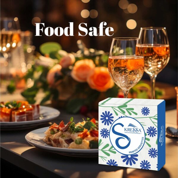 printed napkins food safe