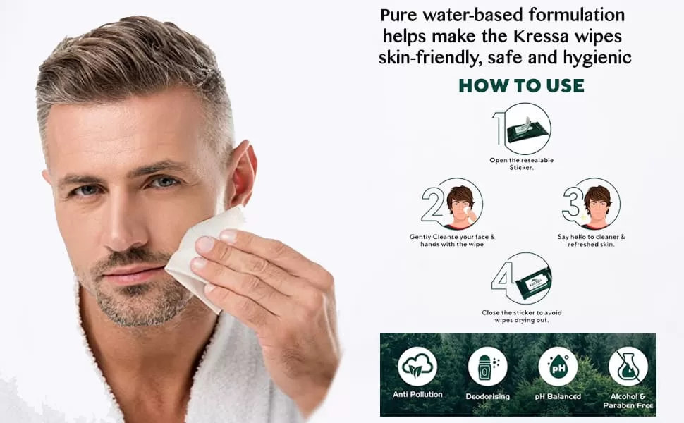 men face wipes how to use
