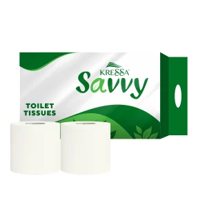 Kressa Savvy 2 Ply Toilet paper Roll | 6 Rolls | (Pack Of 1)