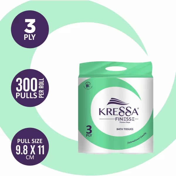 Kressa 3Ply Toilet Paper