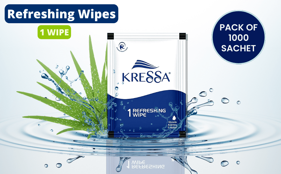 refreshing wipes pack of 100