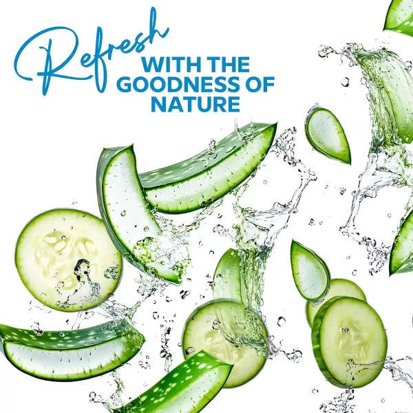 Kressa Refreshing Wet Wipes Aloe Vera Cucumber - 30 Wipes - Image 2