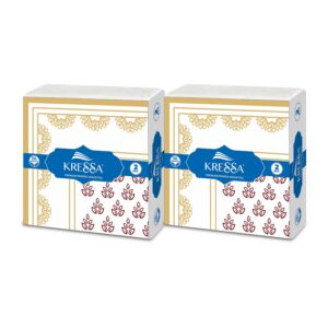 Kressa Premium Printed Napkins 40x40 cm | 2 Ply Pack of 2- 100 Napkins