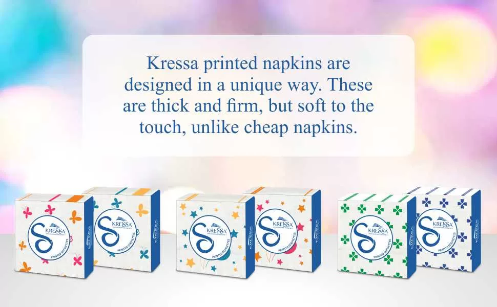 Paper napkins printed 