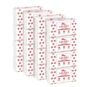 Kressa M Fold Tissue Paper Hand Towels (16 x 150 = 2400 Hand Towels) (Pack Of 16)