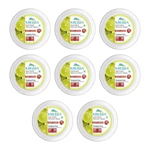 Kressa Nail Polish Remover Wipes | Zesty Lemon (Pack Of 8)