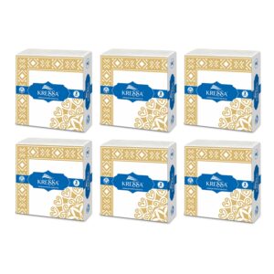 Kressa Premium Printed Napkins 40x40cm | 2-Ply Printed Tissue Paper Napkins - Pack of 6 (300 Sheets)