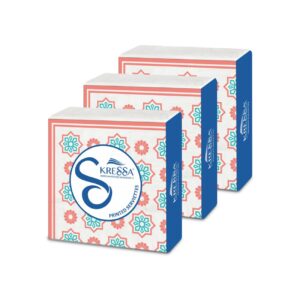 Kressa Printed Napkins for Party | 2 Ply Printed Tissue Paper - Pack of 3 (Festive Napkins)